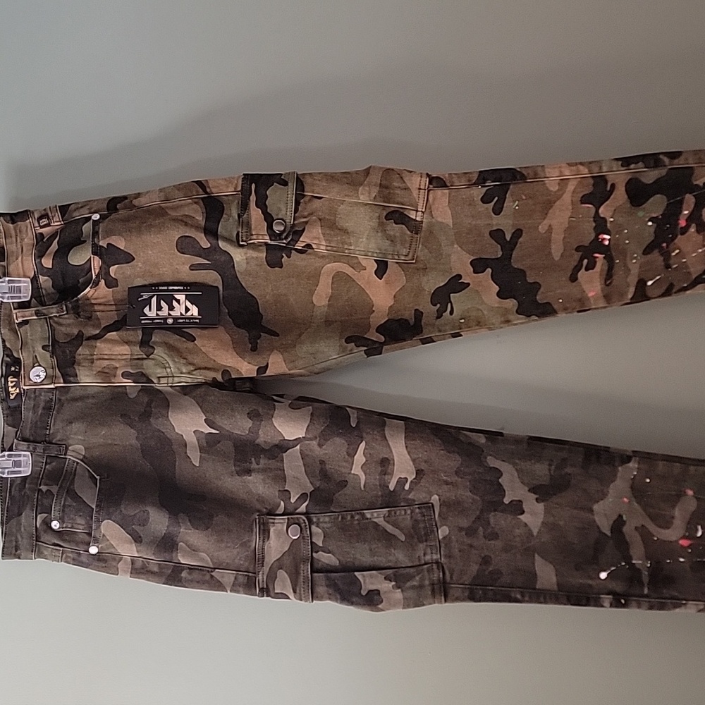 KLEEP jeans camouflage NWT